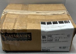 lot 9556 image: Zatarains Fish Fry Seasoned 25 lb Case Z02463 (Exp. 02092026)