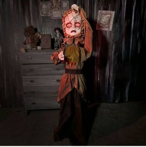 Haunted Hill Farm 5.25 ft Life Size Animatronic Demon Girl HHGIRL-9FLSA