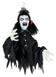 lot 9272 image: Haunted Hill Farm Hanging or Ground Breaker Animatronic Figure Battery Operated