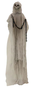 lot 9297 image: Haunted Hill Farm Hallow The Reaper Halloween Prop