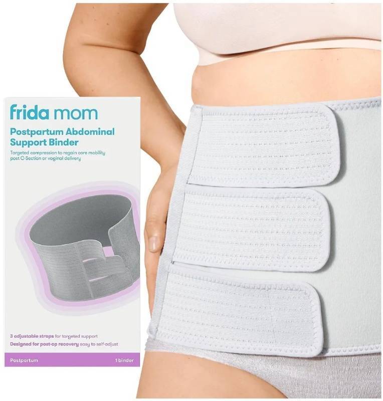 lot 47329 image: Frida Mom Belly Binder for Natural & C-Section Postpartum Recovery, 9 High - Retail $30