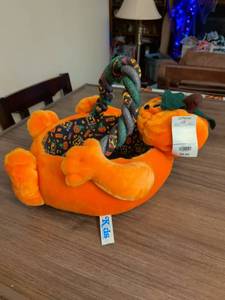 lot 69 image: Plush Halloween Pumpkin Candy Bucket
