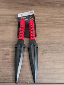 lot 70 image: Celebrate Halloween Ninja Daggers Red Double-Blade Action