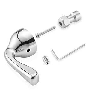 lot 1918 image: Replacement Shower Faucet Handle Compatible with Delta Foundations Tub Faucet RP74148, B114900, B112900, Chrome - Retail $30