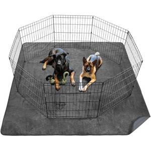 lot 1940 image: Washable Pee Pads for Dogs 72x72 Extra Large, Non-Slip, Leakproof Dog Mat - Retail $38