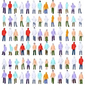 lot 1943 image: Mini People Figurines 100pcs 175 Scale Tiny Model Small Dollhouse People - Retail $3