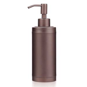 lot 1952 image: Tiilan Countertop Hand Soap Dispenser for Bathroom, Kitchen - 300ml, Brown - Retail $16