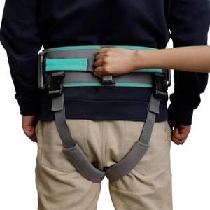 lot 1999 image: King Mills Gait Belt with Handles, Physical Therapy Safety Belt, Green, L - Retail $23
