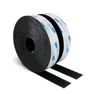 lot 2011 image: 3M Hook and Loop Self Adhesive Tape 34 x 20Ft 9448A Sticky Back Black - Retail $14
