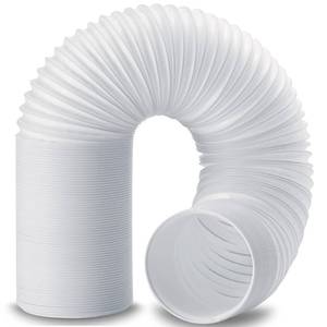 lot 2023 image: 80 Length 5.1 Inch Diameter Portable Air Conditioner Hose, AC Exhaust Hose Anti-Clockwise Thread Air Conditioner Parts Compatible with Haier and More - Retail $17