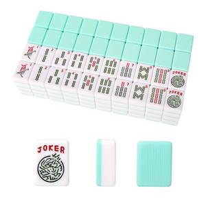 lot 2029 image: GUSTARIA American Mahjong Tiles (1.2,Tiles Only), 166 American Mahjong Tiles with Light Green Color - Retail $60