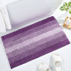 lot 2040 image: Gibelle Chenille Bathroom Rug Set 2 Piece - Non Slip Small Bath Mat 16x24 - Retail $29