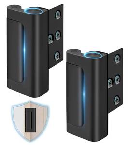 lot 2045 image: Door Reinforcement Lock for Front Door Child Proof Top of Door Safety Latch - Retail $12