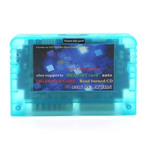 lot 2075 image: KNEELEVER Elite Version Arcade Game Reader Cartridge Fast Read SS v0.8 HD Loader Compatible with Saturns Console Full Games Flash (64G Blue) - Retail $88