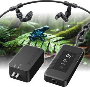 lot 2078 image: MRREPTILE Reptile Automatic Mister, Misting System for Reptiles, Auto Rain Sprayer for Chameleon, Turtle, Frog, Crested Gecko, Plants, Terrarium Tank Humidifier - Retail $28