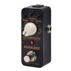 lot 2081 image: SONICAKE Modulation Pedal Modulation Guitar Pedal Phaser Flanger Chorus Tremolo Vibrato Autowah Guitar Effects Pedal 11 Modes - Retail $50