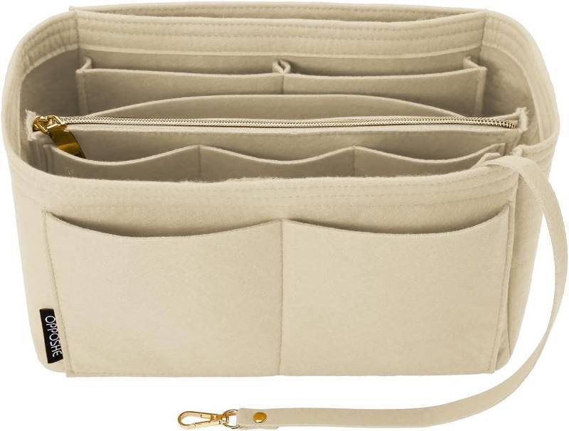 lot 2167 image: OPPOSHE Purse Organizer Insert for Handbags, Felt, LV, Coach, MK, Kate Spad