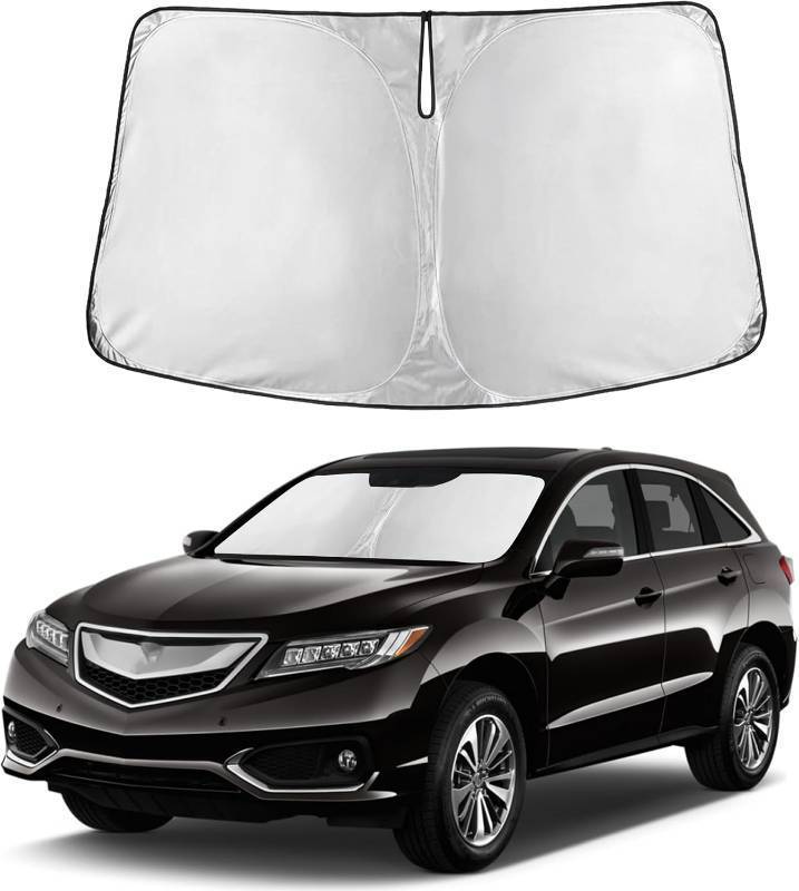 lot 2441 image: Autovir Windshields Sun Shade Fit for 2013-2016 2017 2018 Acura RDX