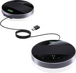$100 TONGVEO 2-in-1 Conference Speakerphone with 360  Mics, Bluetooth, USB