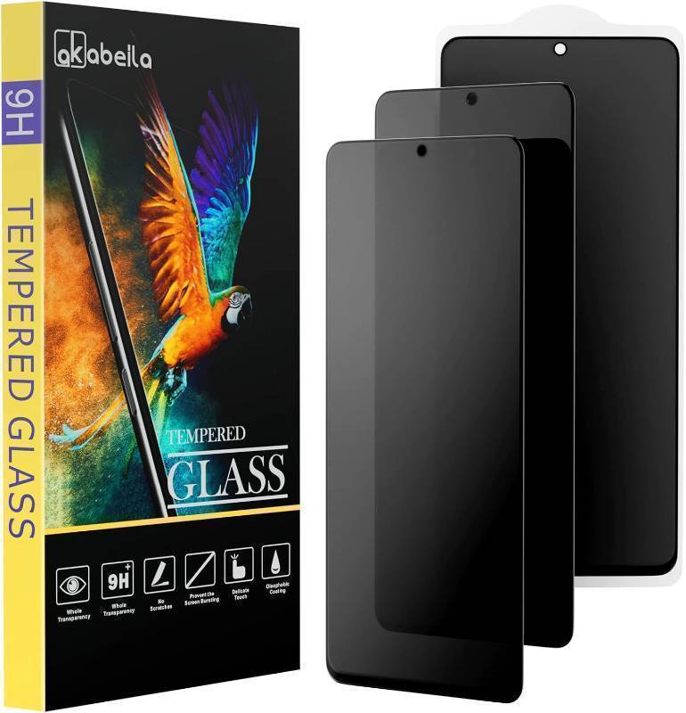 lot 65115 image: 3 Pack Privacy Screen Protector for Huawei nova 11 UltraHuawei nova 11 Pro Privacy Glass Full Coverage Anti Spy Tempered Glass Protective Film