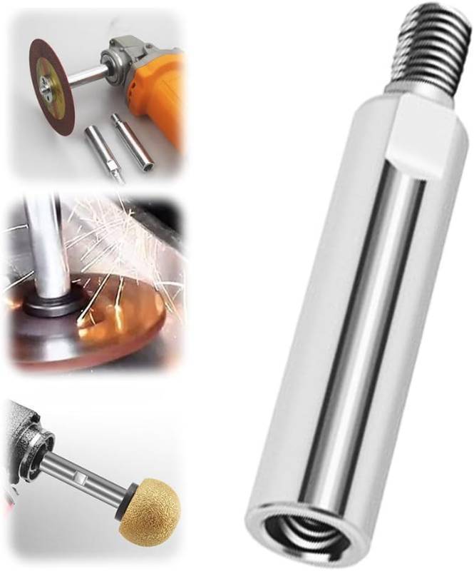 lot 68156 image: Angle Grinder Extension Rod, 2025 New Thread Polishing Machine Adapter Lever Angle GrinderPolisher Accessorie Set, Angle Grinder Extension for 100 Type Angle GrinderPolisher (1)
