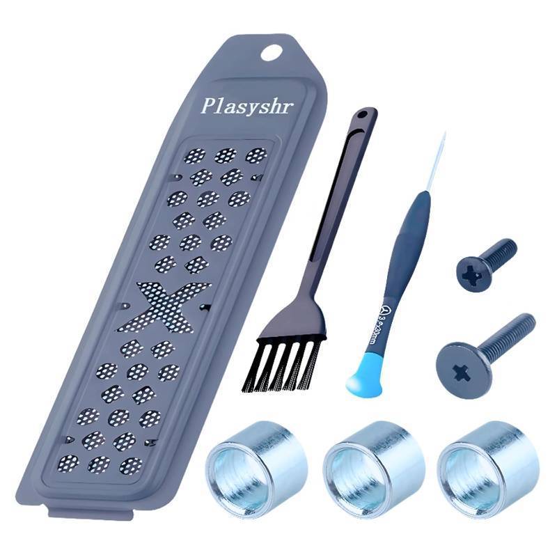 lot 68161 image: Metal Heatsink Cover Expansion Slot Replacement  for PS5 M.2 SSD New Ventilation Hole Heatsink Dustproof  for PlayStation 5 SSD with Heatsink  Screwdriver Kit Gray
