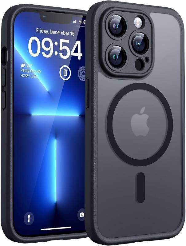 lot 69710 image: Iphone 13 Pro Max TOCOL for iPhone 13 Pro Max Case, Compatible with MagSafe, Black