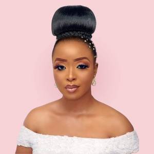 lot 68273 image: Extra Large VAVANGA Extra Large Braided Hair Bun for Bride