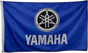 lot 68301 image: Nuge Yamaha Motorcycle Flag 3 X 5 Indoor Outdoor Moto Banner