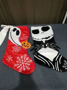lot 1039 image: Tim Burtons The Nightmare Before Christmas Stockings 2-Pack