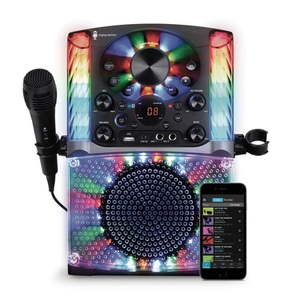 lot 2711 image: Singing Machine SML625BTBK Bluetooth CDG Karaoke System