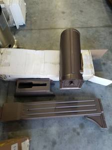lot 2716 image: Postal Pro Installation Kit The HamptonMailbox and Post