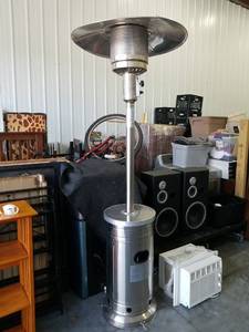 lot 2717 image: Patio Heater Outdoor Propane Mushroom Head