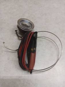 lot 3003 image: Early Crystal Radio Earphone with Headband and Wired Leads