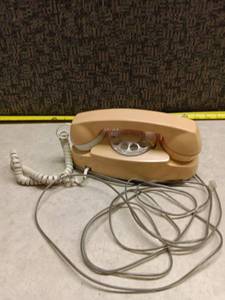 lot 3023 image: Rotary Dial Telephone Beige Western Electric 702BM 3-80