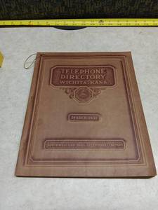 lot 3053 image: Southwestern Bell Telephone Company Telephone Directory Wichita Kansas March 1931
