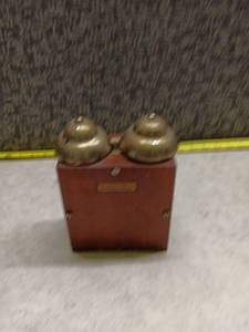 lot 3057 image: Western Electric Double Bell Ringer Box