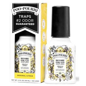lot 3204 image: Poo-Pourri Before-You-Go Original Citrus, Lemon, Bergamot and Lemongrass Toilet Spray 10