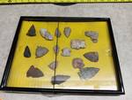Arrowhead and Artifact Collection with Display Box