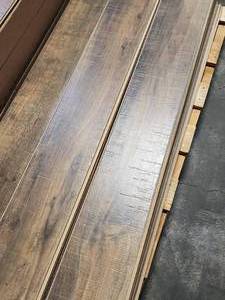 lot 13 image: 5-Boxes of 10mm Harvest Cherry Wood Laminate Flooring (Approx. 100sf)