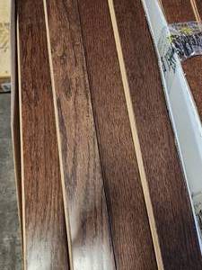 lot 42 image: 8-Boxes of 2 14x 34  Oak Dark Chocolate Prefinished Hardwood Flooring (Approx. 192sf)