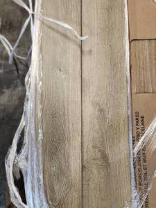 lot 62 image: 2-Boxes of 6x 36 Sleigh Creek Wood Look Porcelain Tile (Approx. 26sf)
