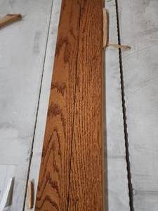lot 101 image: 4-Boxes of 3x 34 Oak Saddle Prefinished Hardwood Flooring (Approx. 96sf)