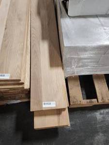 lot 109 image: 6-Rustic Oak Stair Risers (3-42 & 3-48)
