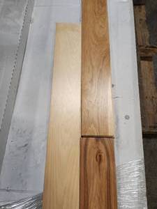 lot 124 image: 6-Boxes of 5x 34 Hickory Natural Prefinished Hardwood Flooring (Approx. 120sf)