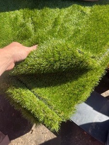 lot 12 image: XL Roll of Thick Shaggy Artificial Turf Approx 8 x 8