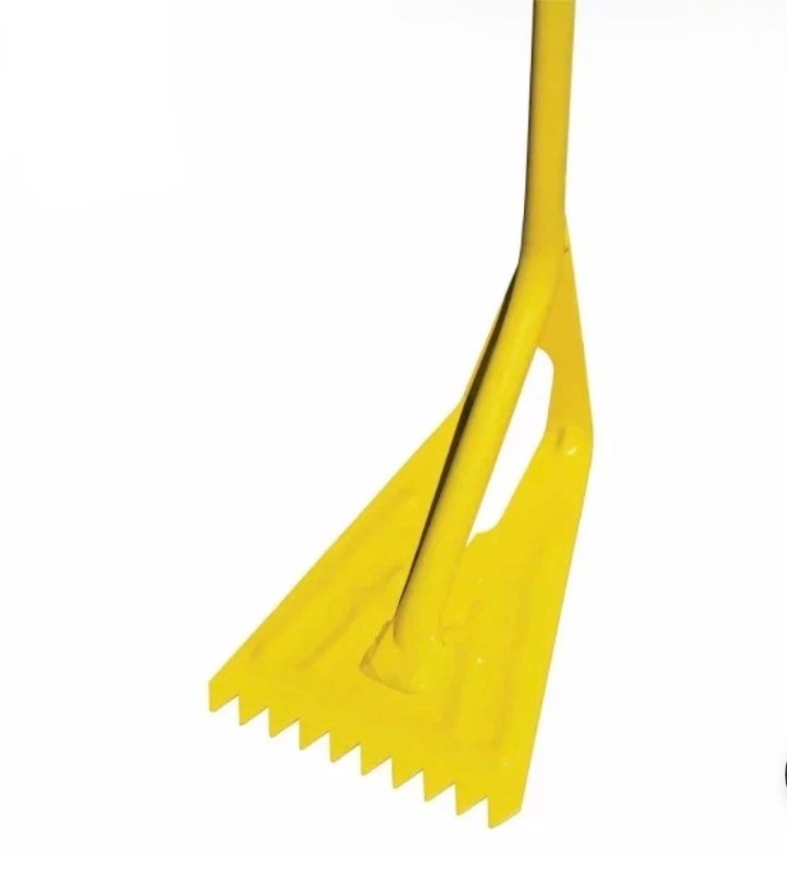 lot 133 image: Tie-Down Yellow 13827 Steel Shingle Remover 47.5 Length