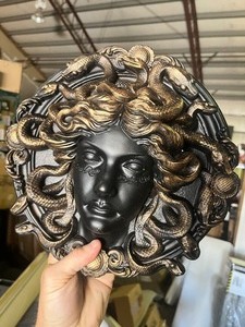 lot 92 image: 12 Unique Beautiful Medusa 3D Wall Decor