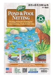 lot 2 image: Dalen Pond & Pool Netting  Outdoor Water Garden Cover  Protective Mesh for Fish & Aquatic Life - 38 Mesh - (28 x 45) Retails $89