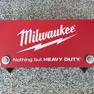 lot 11 image: Milwaukee Display Sign 8x24 - Retail $0